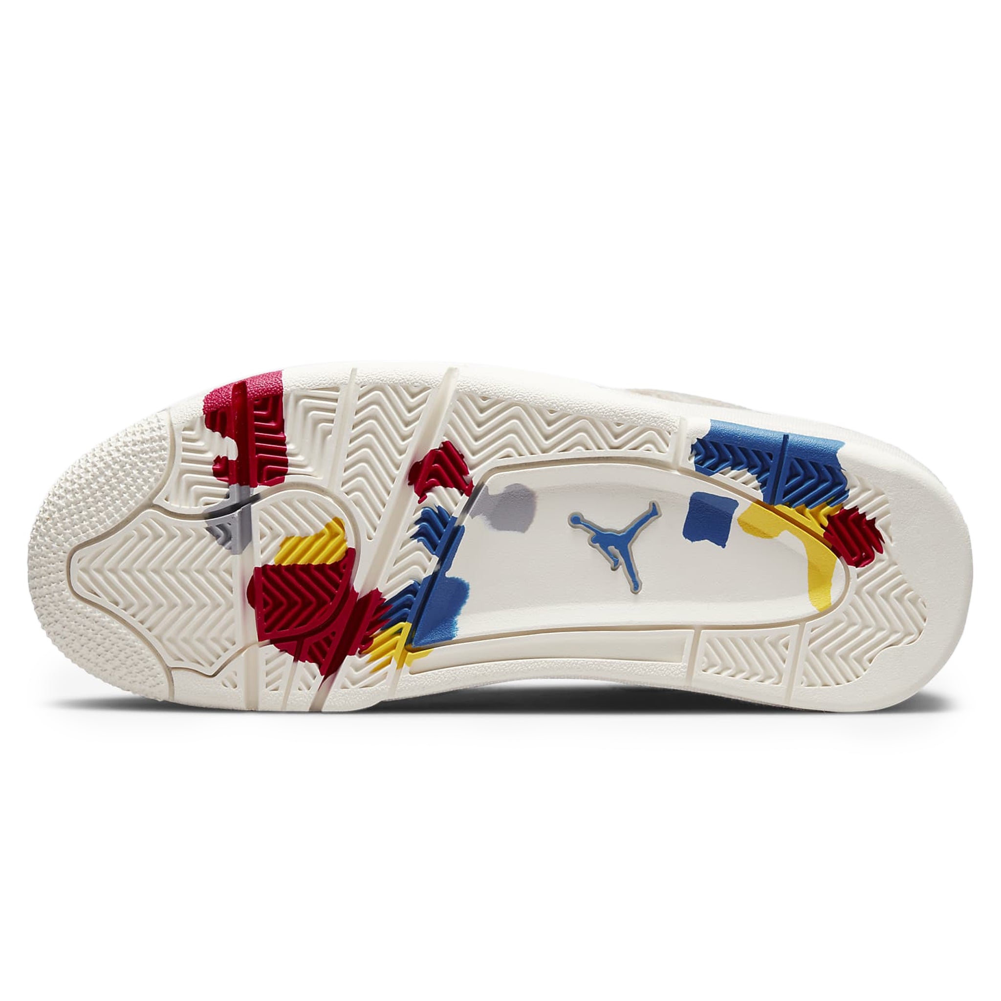 Sole view of Air Jordan 4 Retro Blank Canvas (W) DQ4909-100